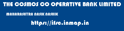 THE COSMOS CO OPERATIVE BANK LIMITED  MAHARASHTRA NASIK NASHIK   ifsc code